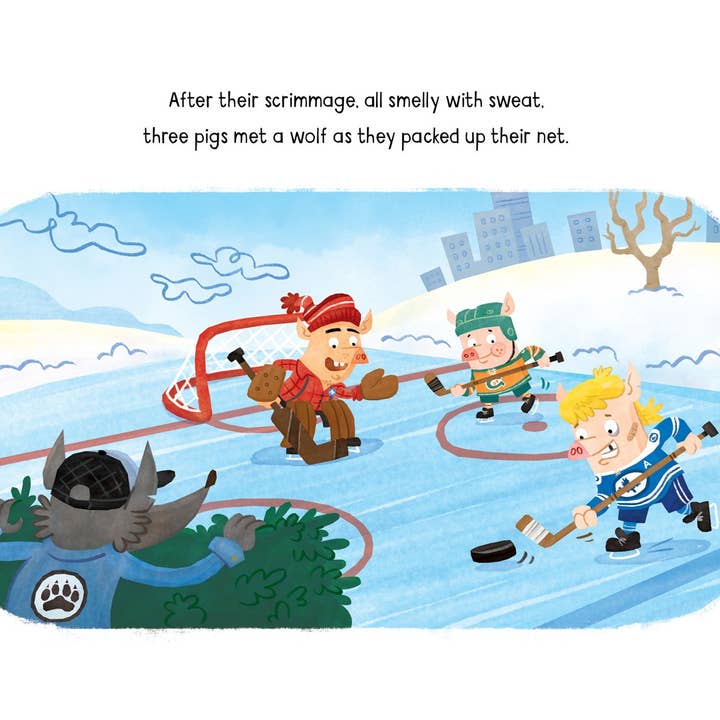Sleeping Bear Press - Wholesale Book - Kids - The Three Canadian Pigs: A Hockey Story Picture Book