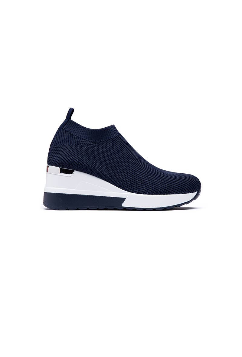 LADY GLORY – Engroshandel Slip on-sneakers – Kvinder – Slip-on sneakers med kilehæl og sokkedesign12