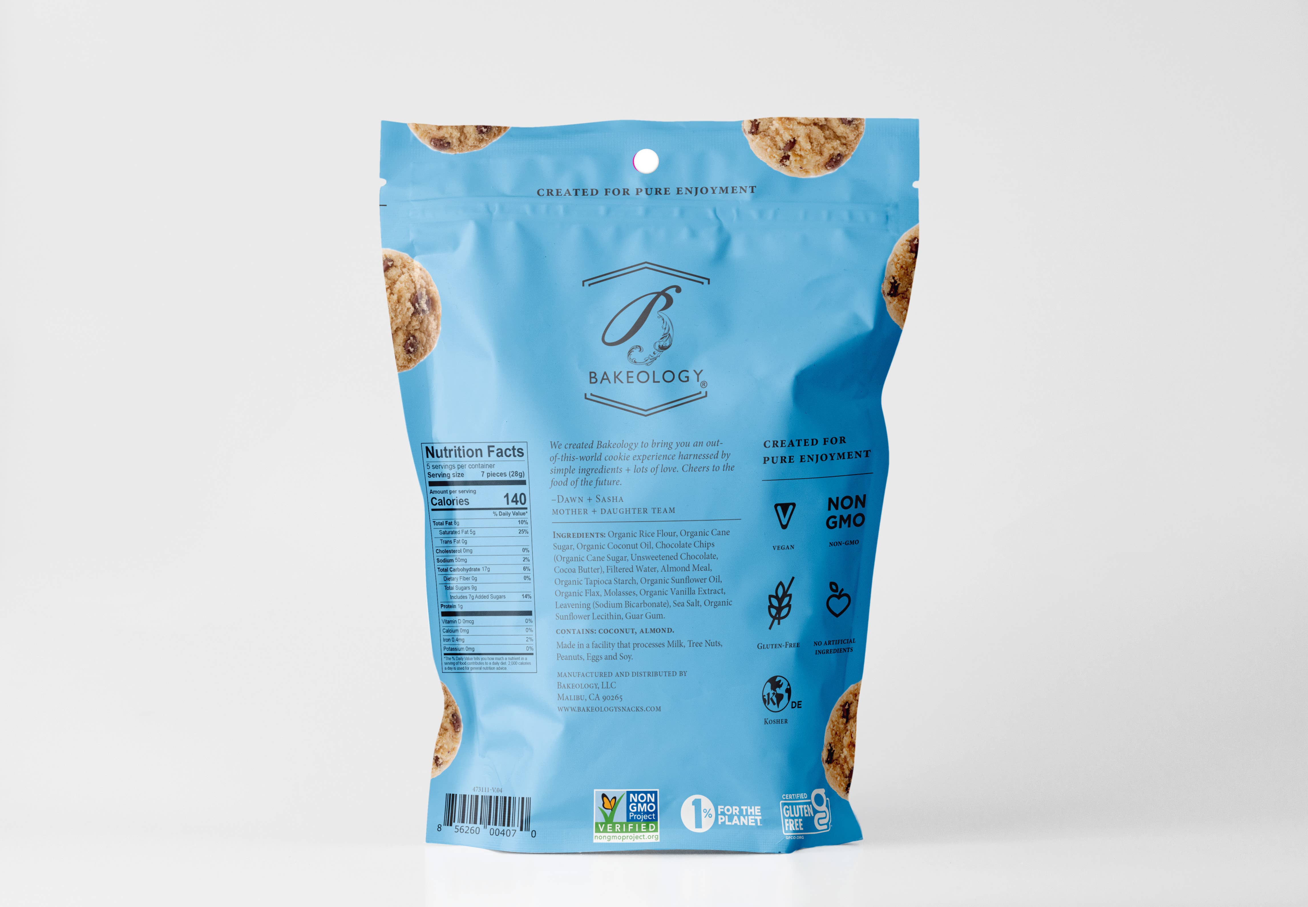 Bakeology - Wholesale Cookie - Chocolate Chip Cookie Bites- 5 oz bags1