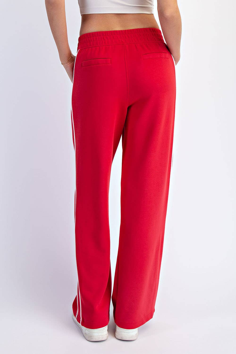 Rae Mode - Wholesale Athletic Pants - Women's - MODAL SCUBA TWO STRIPE PIPING STRAIGHT PANT9