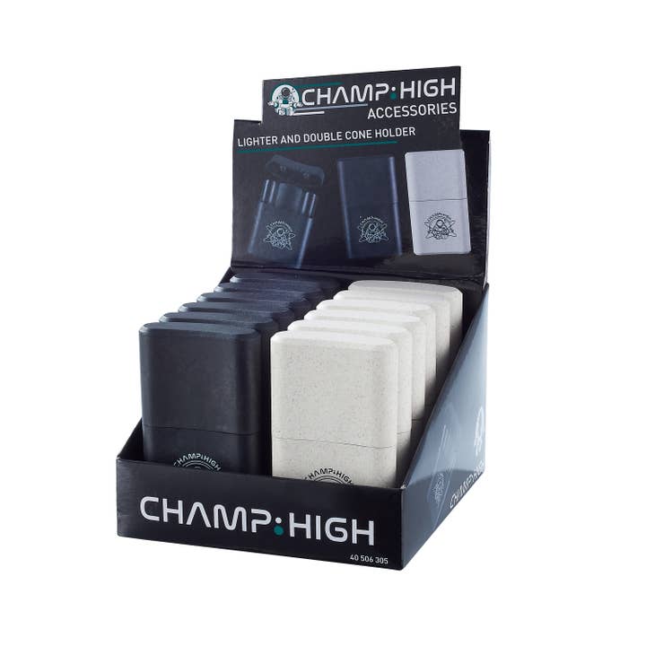 Champ by Polyflame – wholesale Lighter – Lighter and double cone holder1