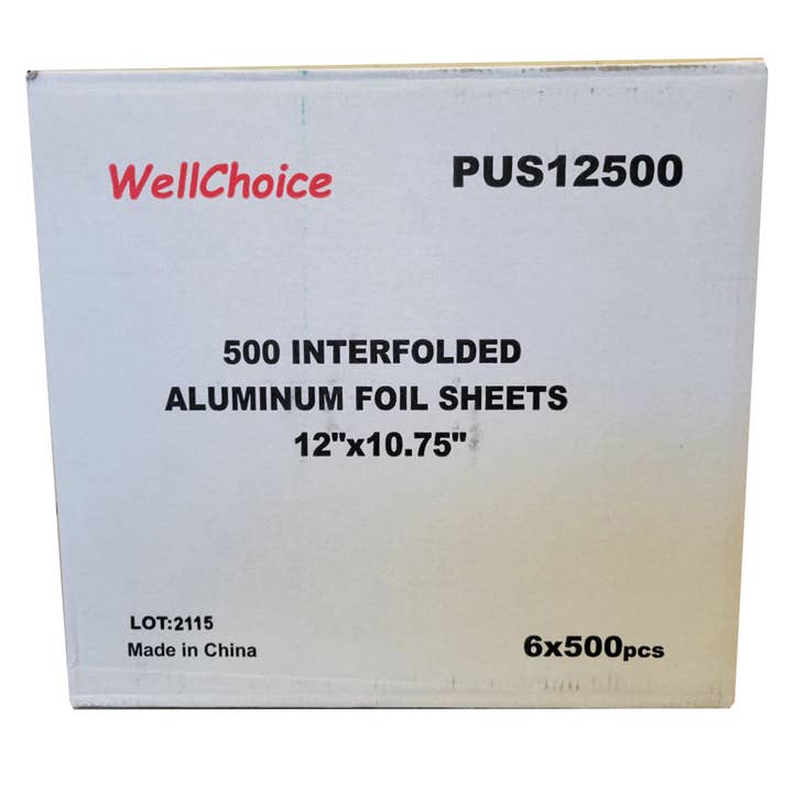 Feuilles de papier d'aluminium entrelacées {3000 pièces/caisse} en vrac pour la vente par Label & Decore