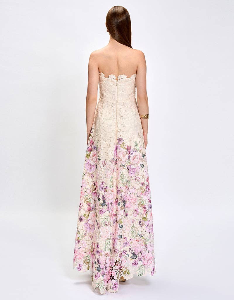 PRINT VIENNA STRAPLESS MIDAXI BL80D12L for wholesale on Faire0