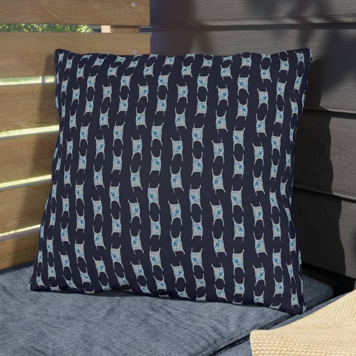 Skate Pillow Outdoor Pillows for wholesale by Melissa Dayton Art and Design