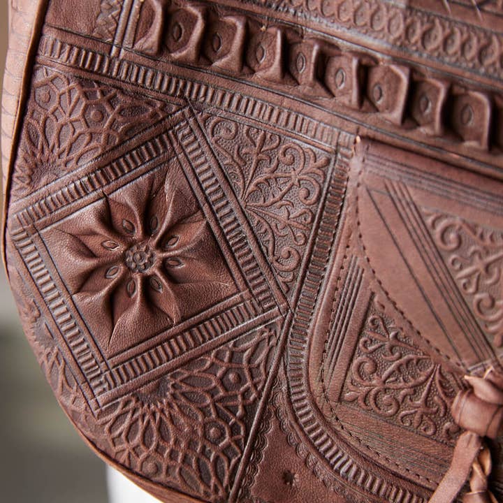 Nakoa The Label - Wholesale Shoulder bag – women's - Marrakesh Bucket Bag - Chocolate - Diamond2