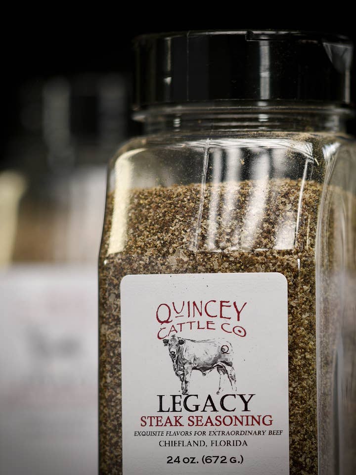 Quincey Cattle Legacy Seasoning 1.5 lb for wholesale by Quincey Cattle Beef