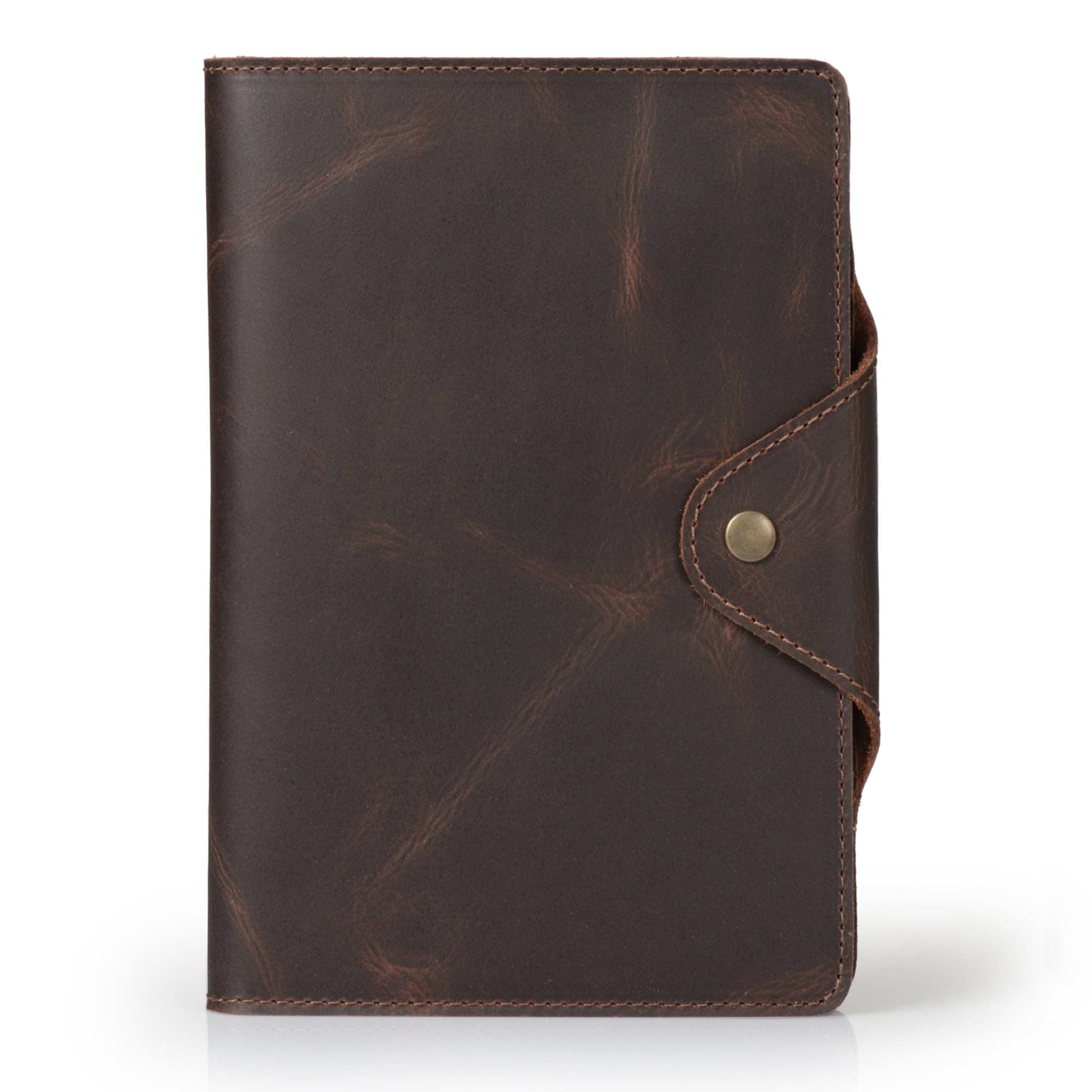 Londo - Wholesale Journal Cover - Londo Personalized Top Grain Leather Portfolio with Notepad (Snap Closure & Lock)68