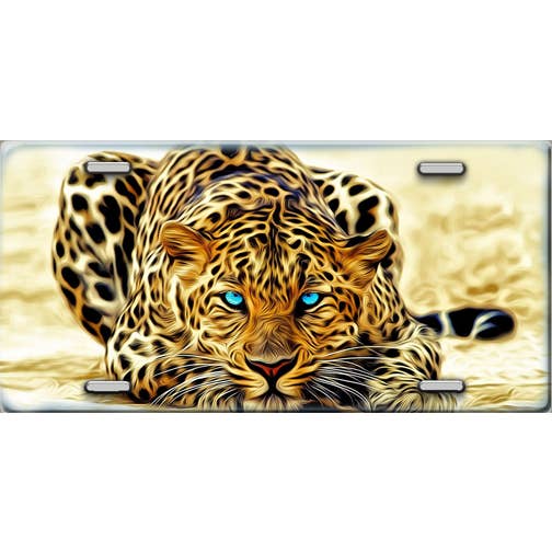 Leopard License Plate for wholesale by Make It Yours