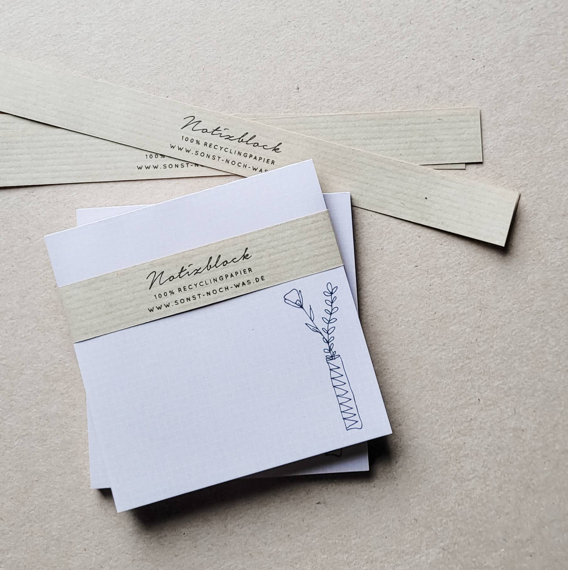 sonst noch was? - Wholesale Notepad - Notepad "Flower Vase"1