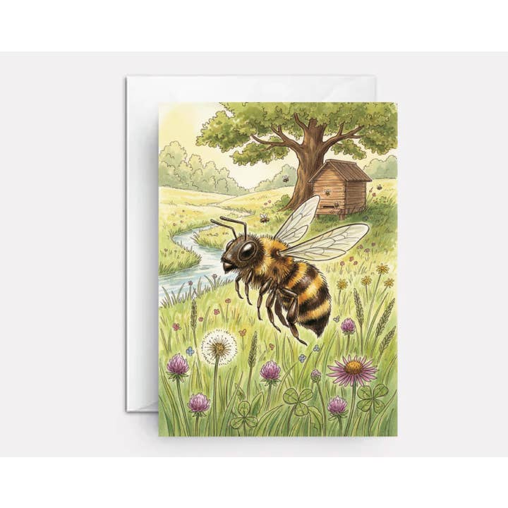 Bee love card for her - Floozy for wholesale by Paper Bound Greetings