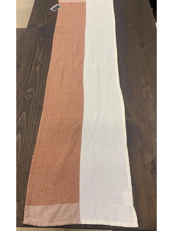 Corredor de waffle marrom 14x56in por atacado de Wholesale Home Decor