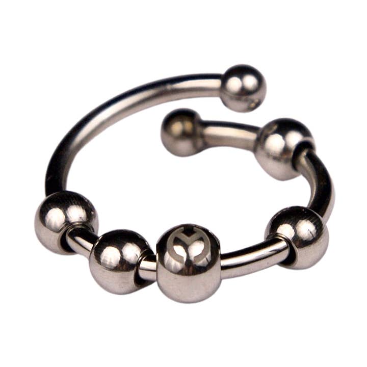 Moksha Adjustable Stainless Steel Fidget Ring | Anxiety Ring for wholesale by Moksha
