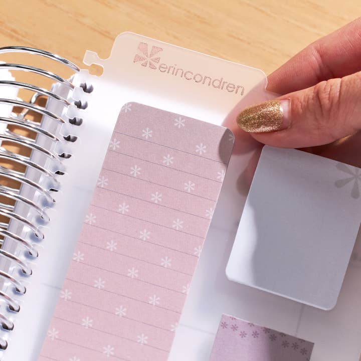 Erin Condren Design - Wholesale Sticky Notes - Universal Snap-In Sticky Notes - Canvas Asterisk