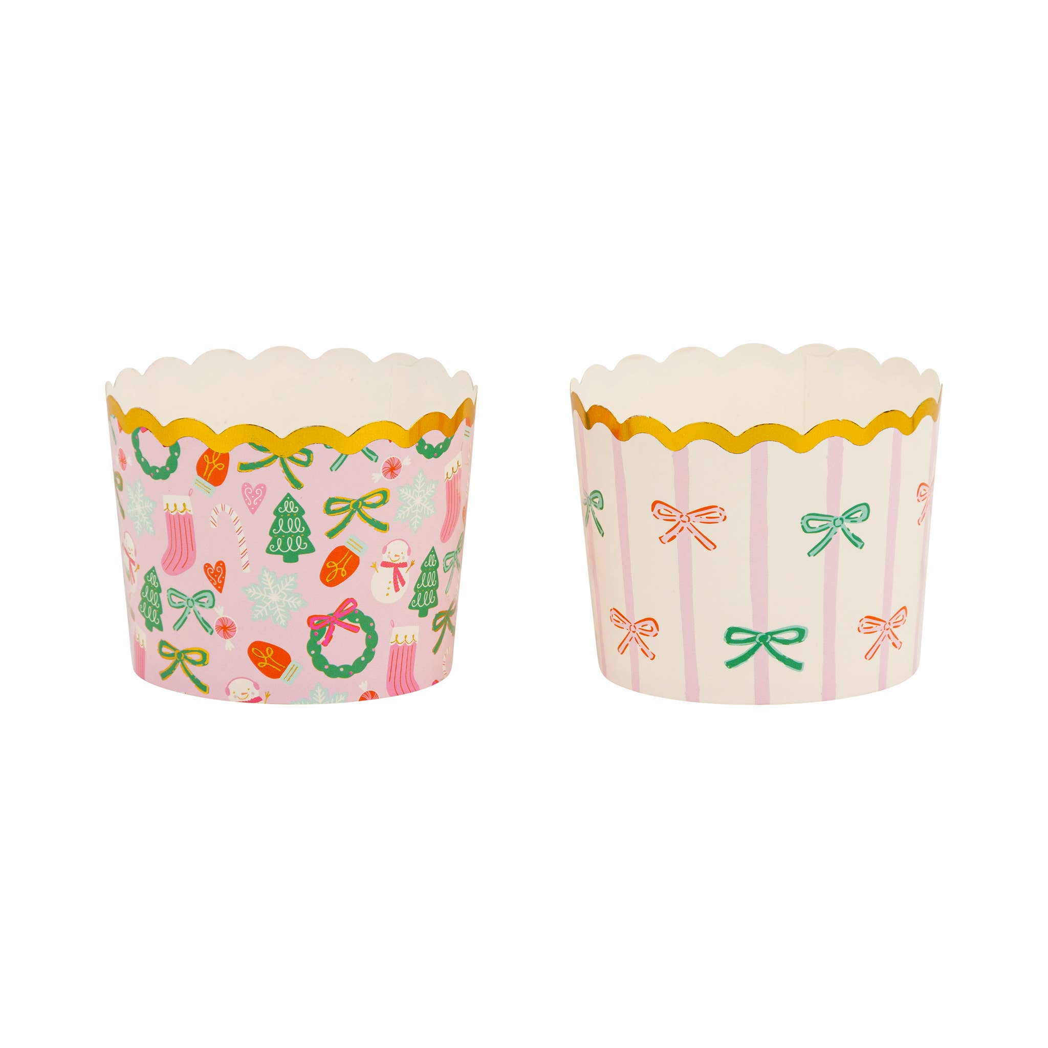 My Mind’s Eye - Wholesale Cupcake/muffin liner - PLJC1871 - Foiled JUMBO Bows/Icons 8 oz Baking Cups (40 ct)