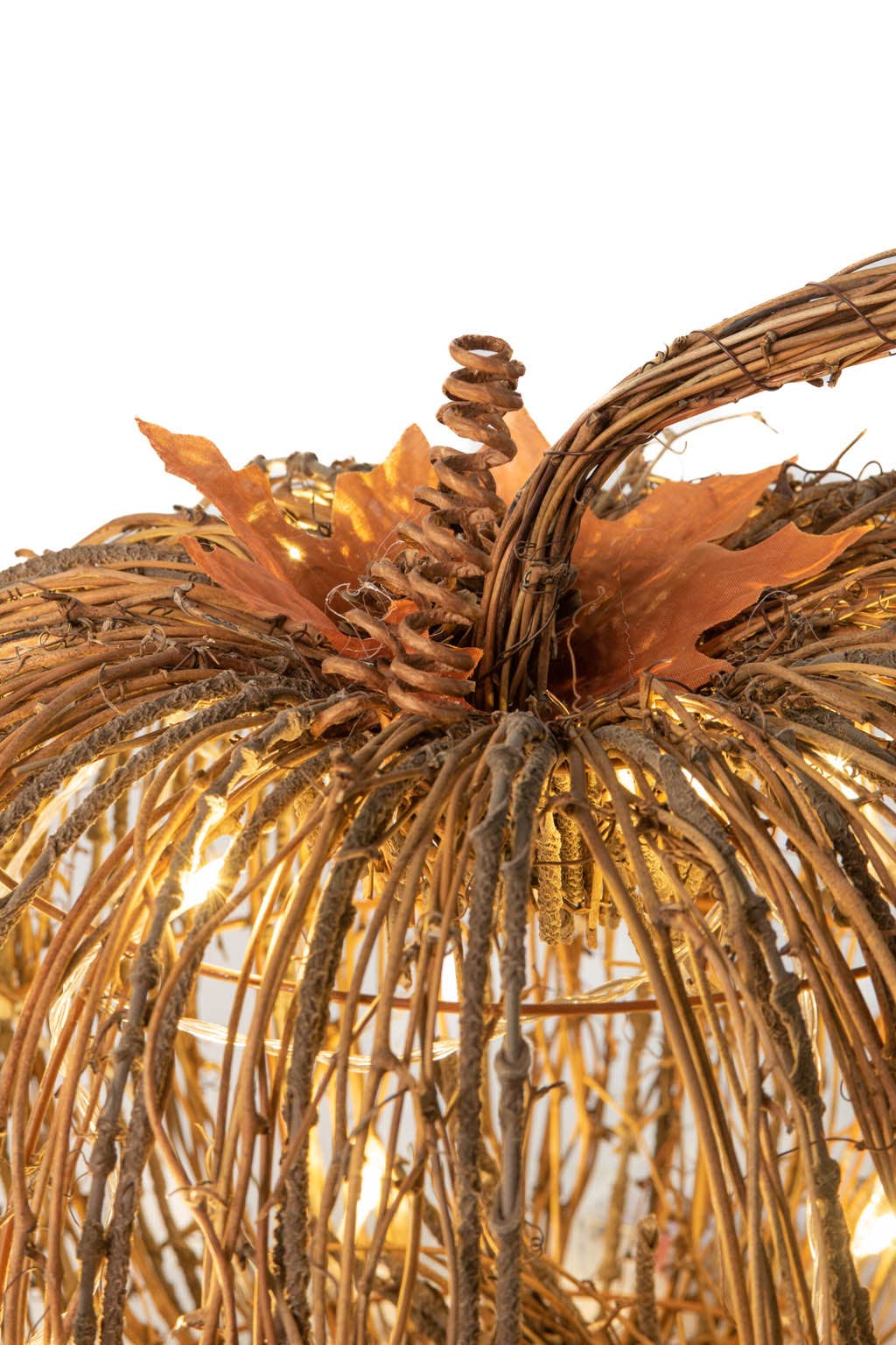 Starlight Collection – Großhandel Tischdeko – Ocker LED Stab Kürbis Display2