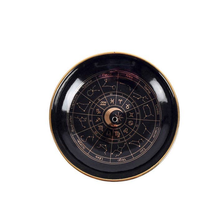 Something Different Wholesale - Wholesale Incense Holder - Astrology Wheel Incense Holder Plate2