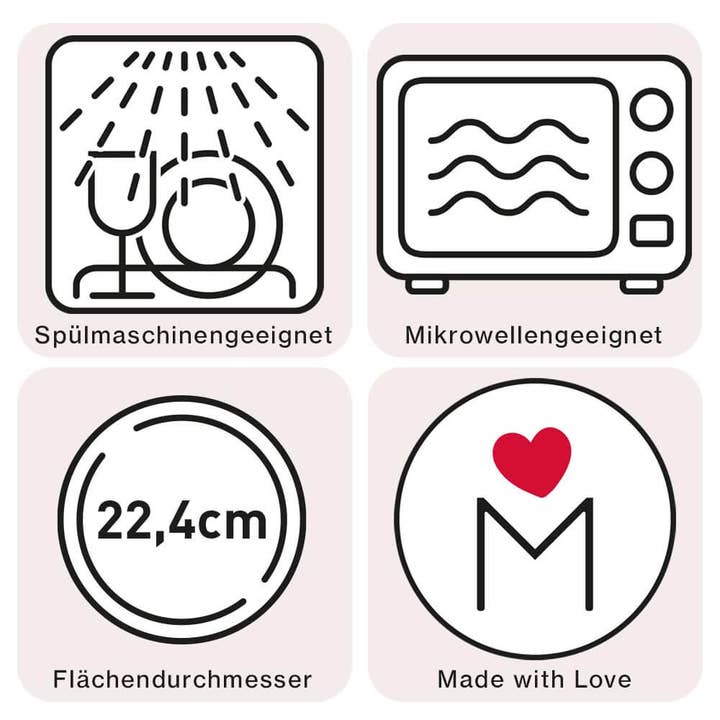 Mea-Living – Großhandel Essteller – Stoneware Teller klein, 22,4cm, sand4