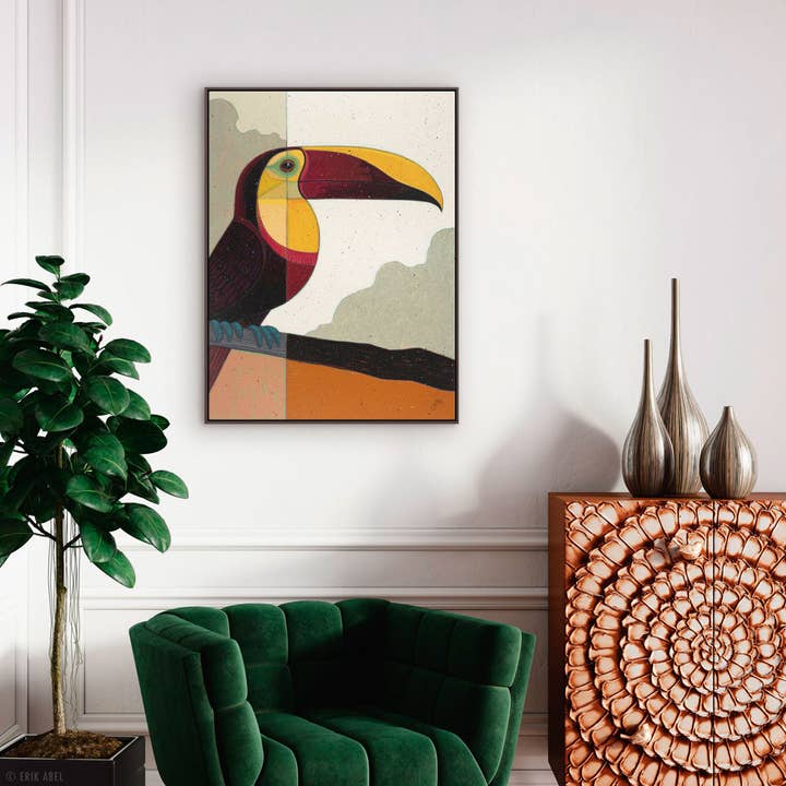 Abel Arts - Wholesale Art Print - Yellow-Throated Toucan - WHLSL Print1
