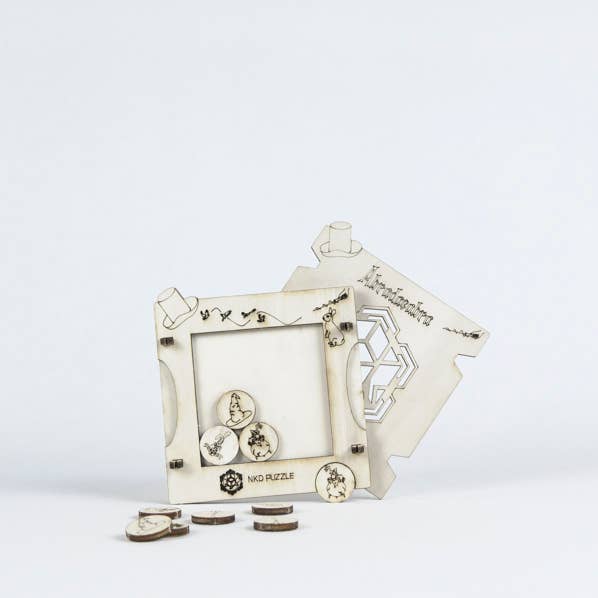 Brain teaser and magic trick “ABRADACABRA” for wholesale by NKD Puzzle