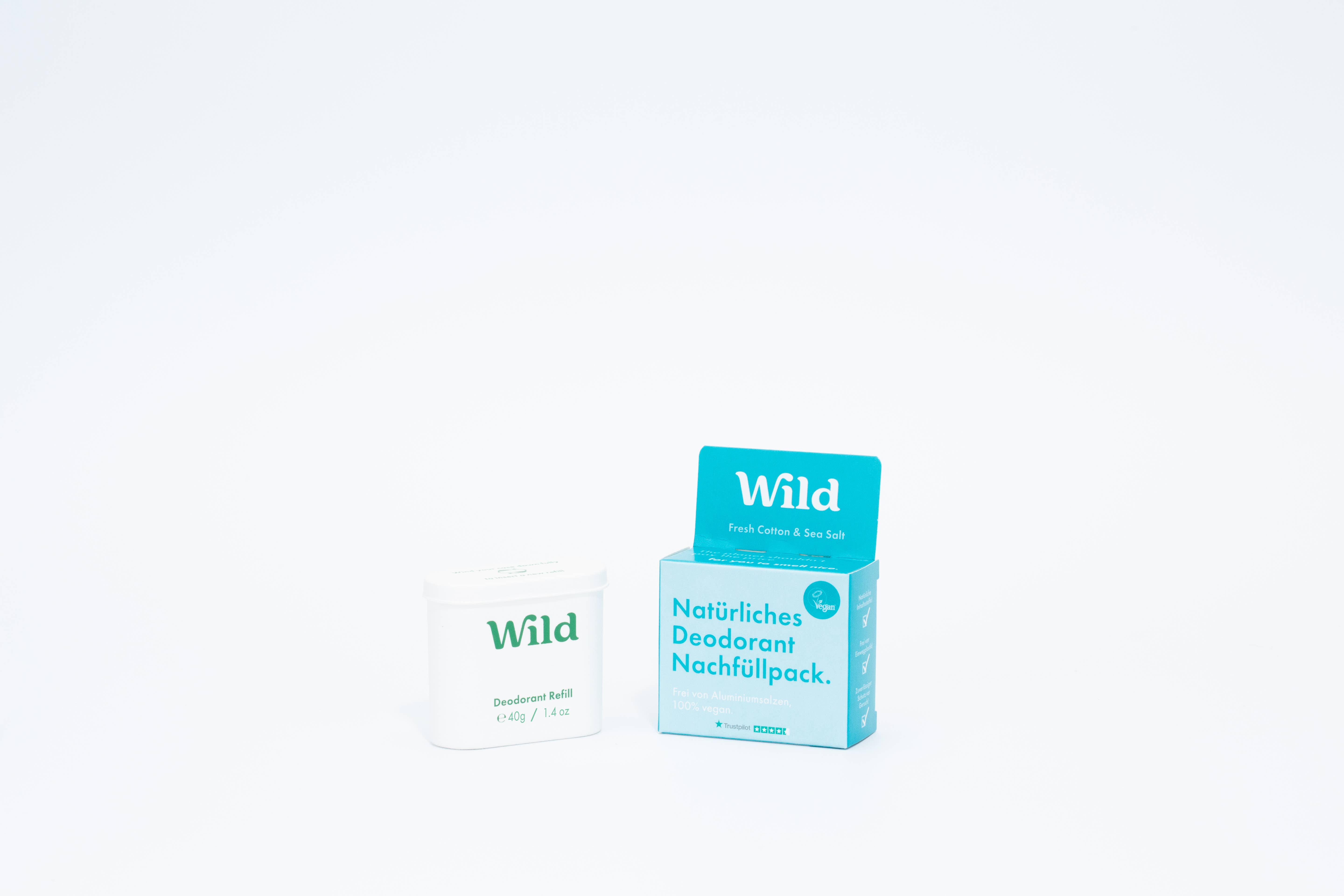 Wild - Wholesale Deodorant - Unisex - Deo DE Cotton (8 Pack)