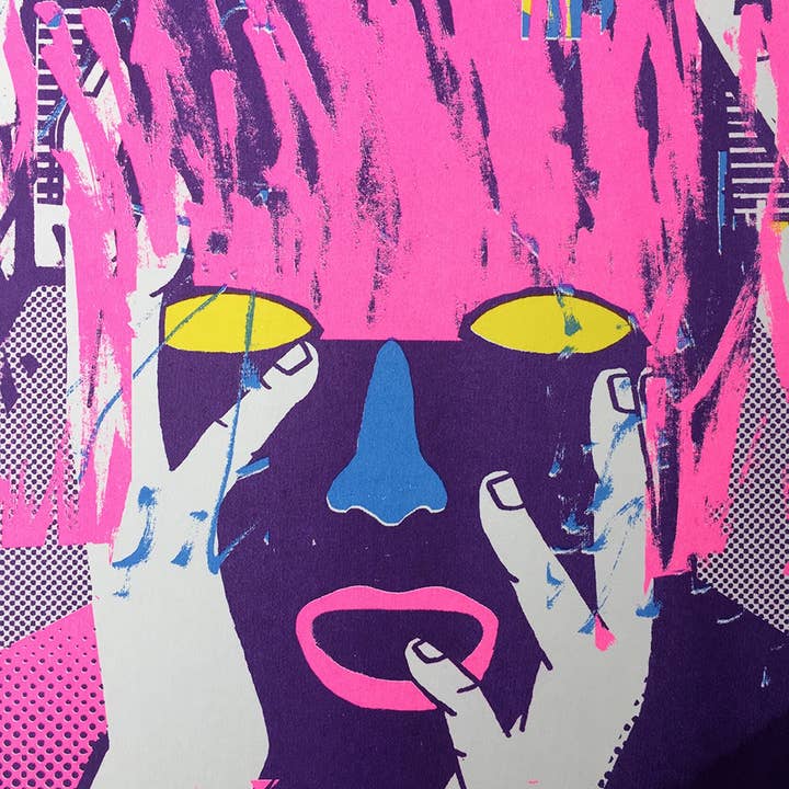 AMBIENT FRIEND - Wholesale Art Print - I FEEL SO REAL riso print1