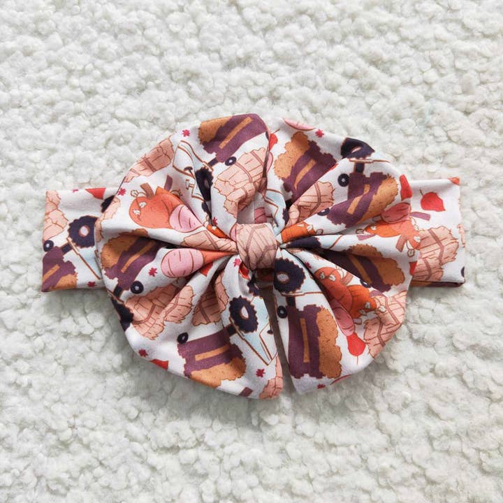 Aier Wholesale - Wholesale Clothing Set - Baby - Baby Girls Fall Pumpkin Tee Shirt Thanksgiving Bummie Sets2