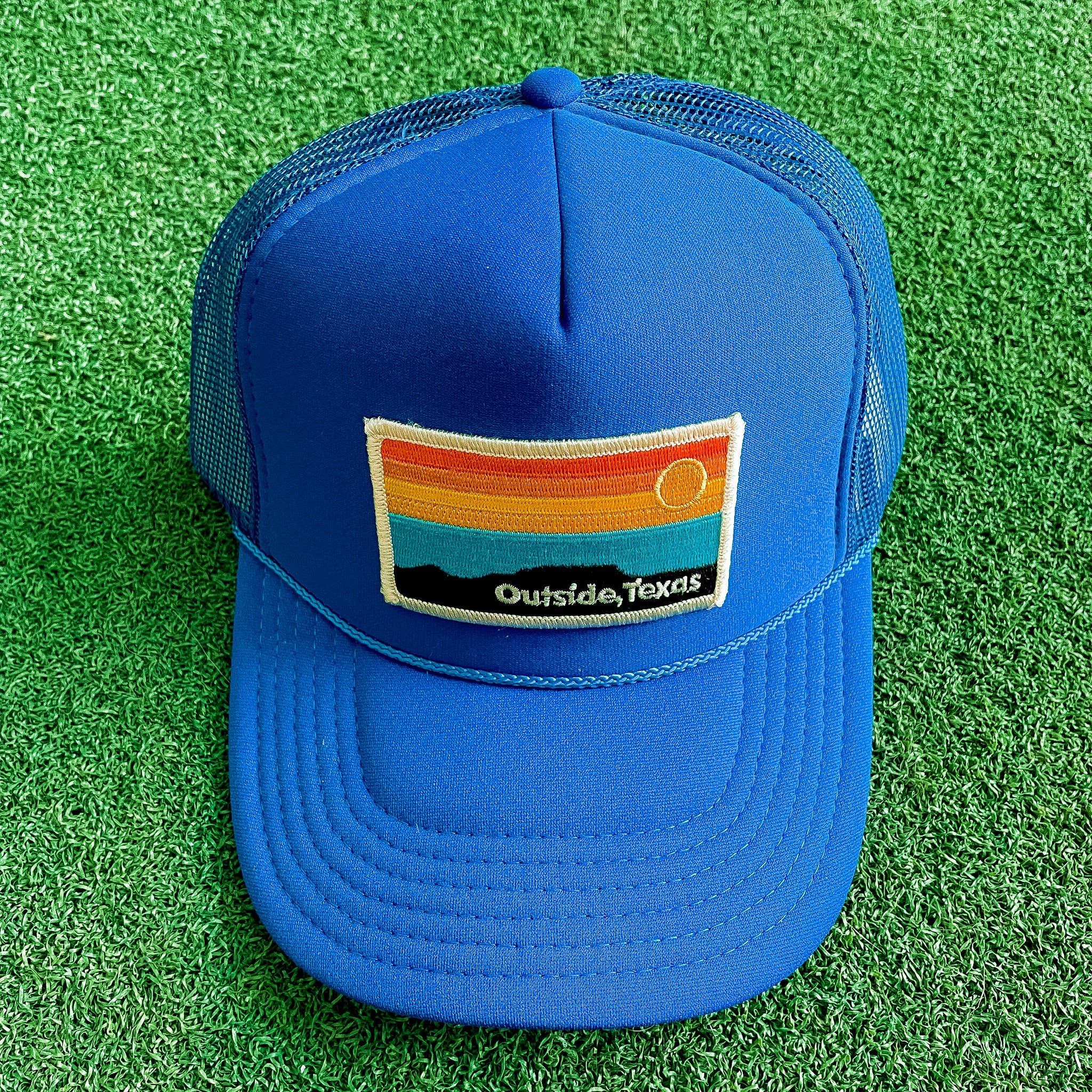 Outside, Texas - Wholesale Trucker Hat - Unisex - OTX Foam Trucker: Horizon Patch8