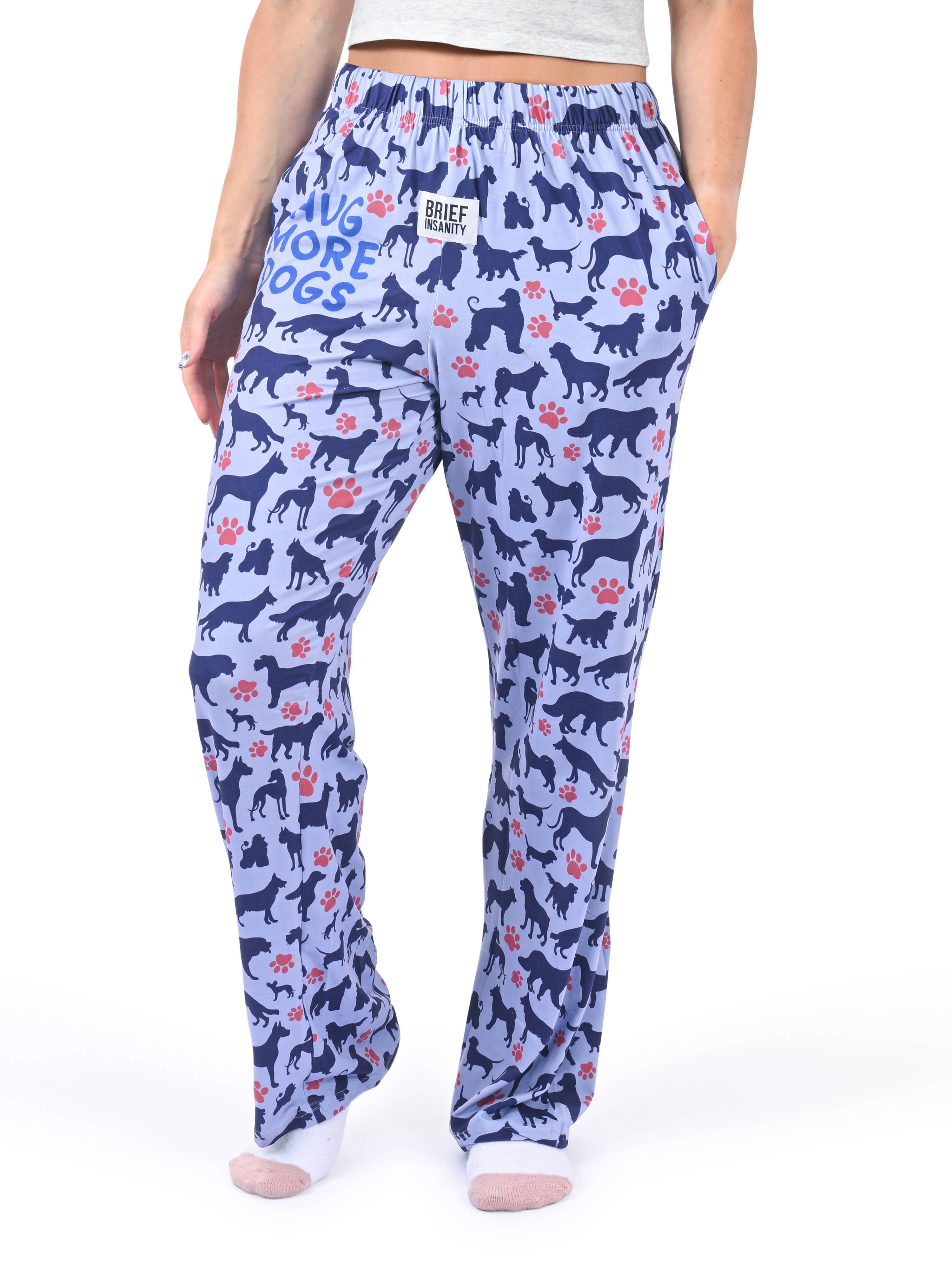 BRIEF INSANITY - Wholesale Sleepwear Bottom - Women's - Hug More Dogs Pajama Pants1