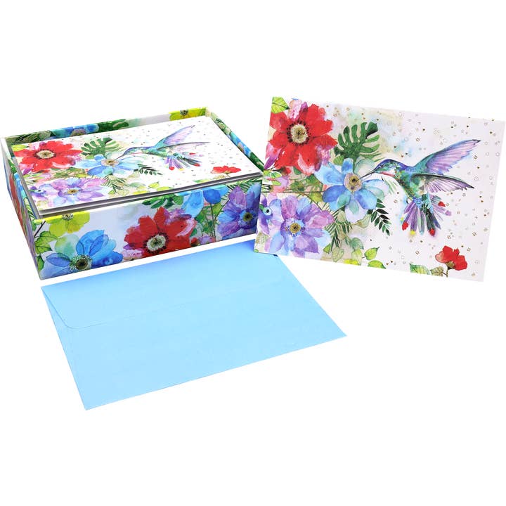 Peter Pauper Press - Wholesale Stationery/Notecard Set - Hummingbird Garden Note Cards2