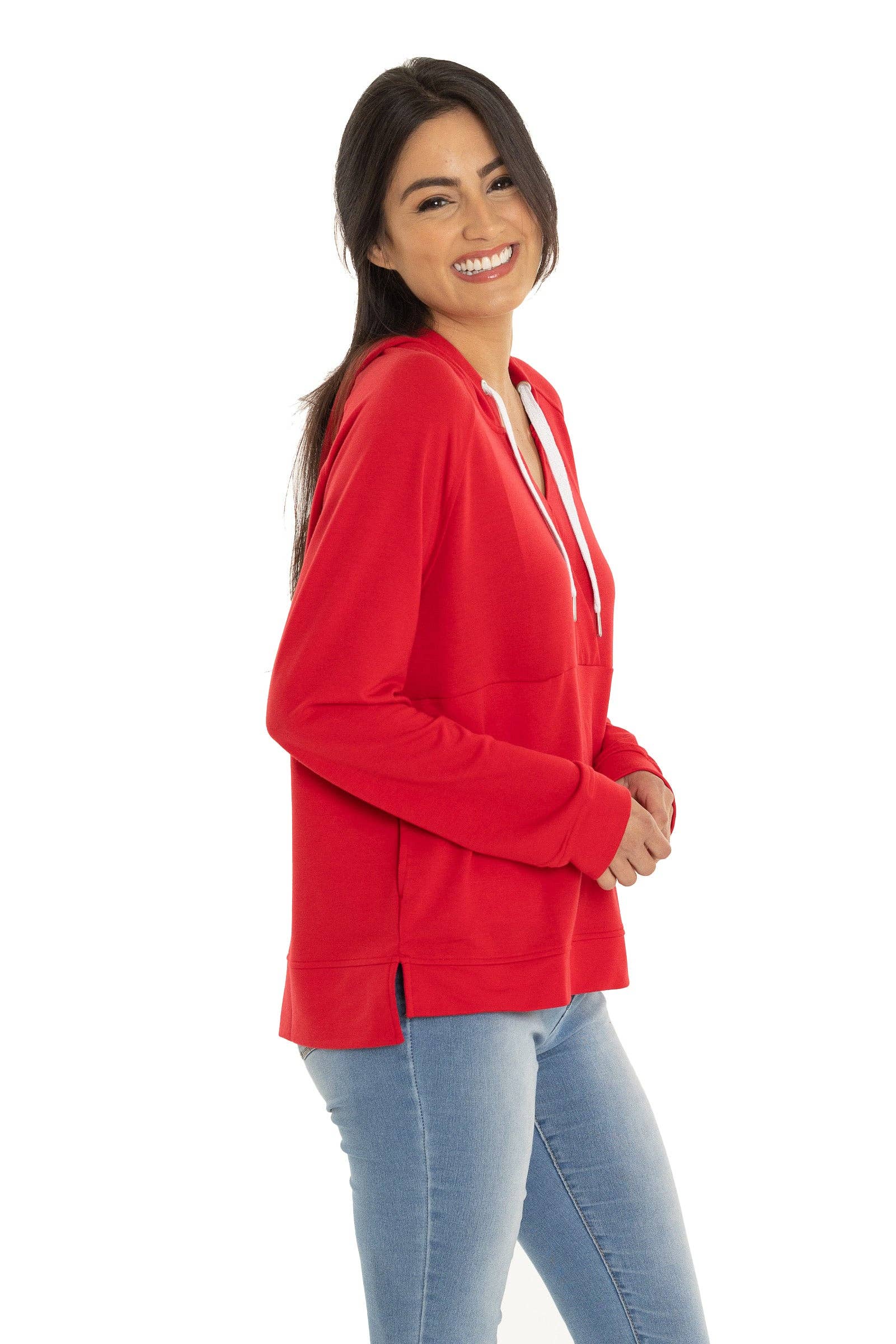 Flying Colors Apparel - Wholesale Hoodie - Women's - Ohio State Buckeyes Christine Cross Front Hoodie1