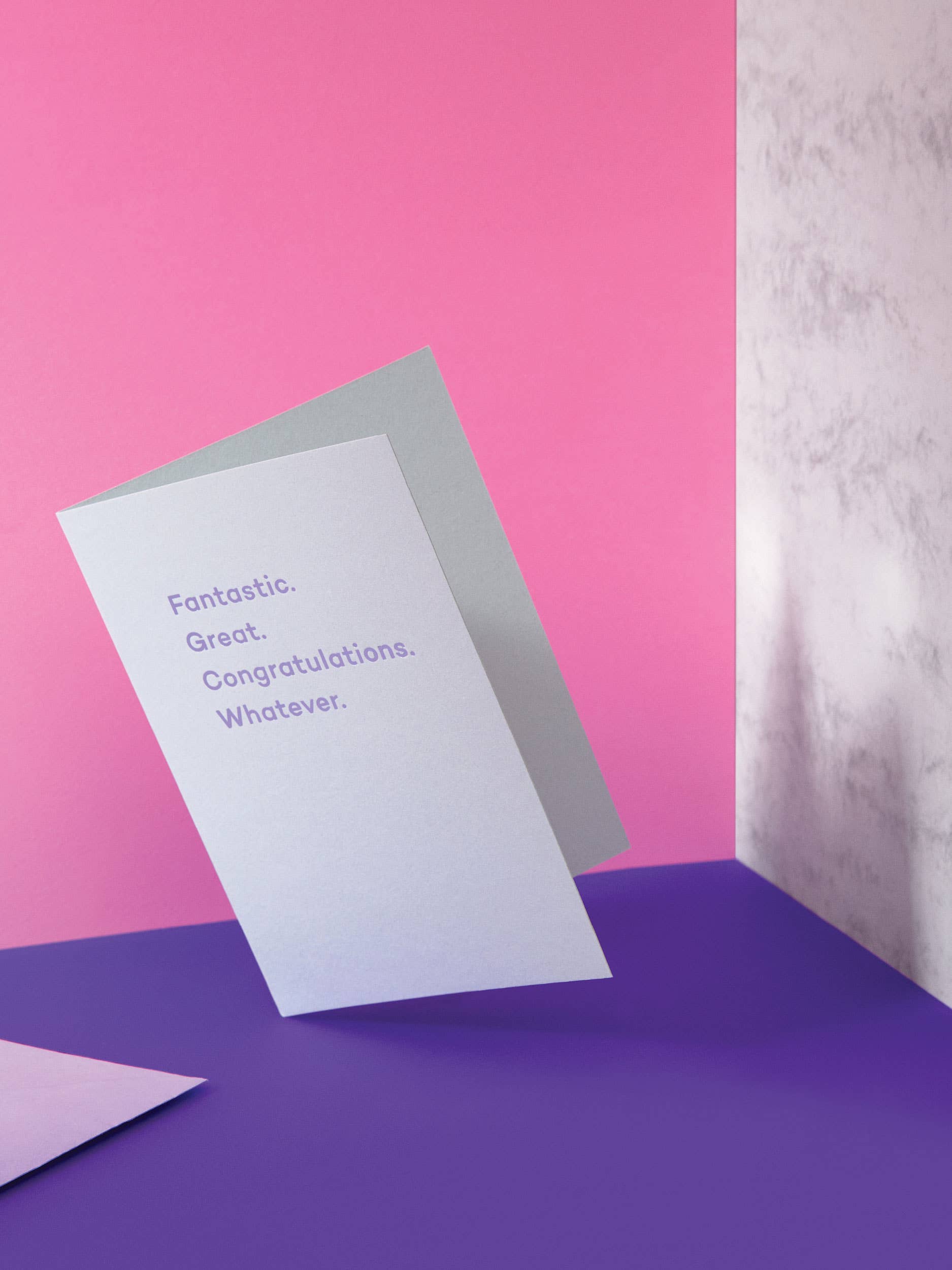 Mean Mail – wholesale Congratulations card – Fantastic. Great. Congrats. Whatever. congratulations card1