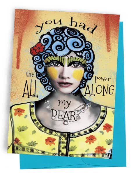 G146 Glinda Greeting Card for wholesale by Erin Smith Art