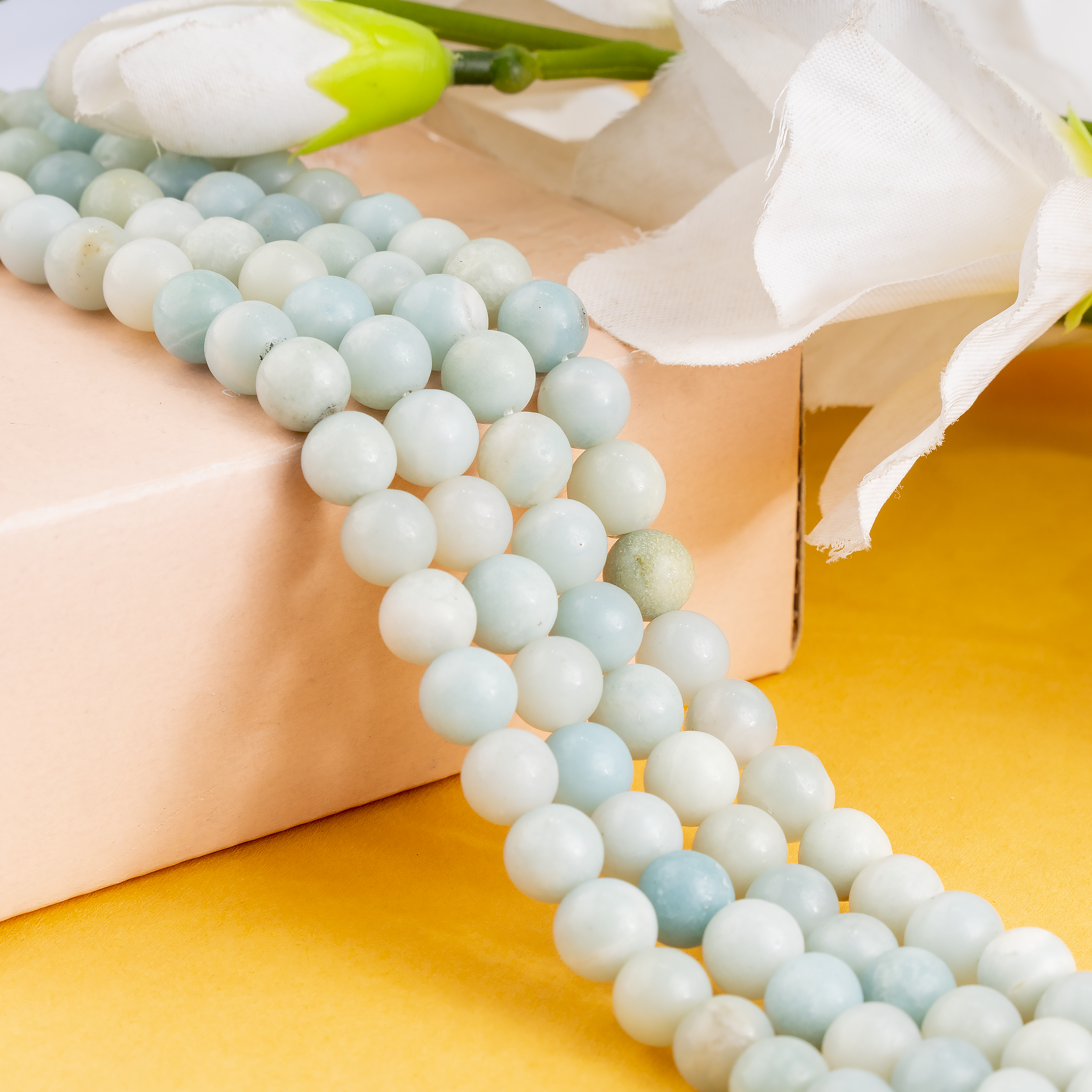 Soothing Crystals Beads - Wholesale Beads - Crystal Round Beads | Amazonite | Gemstone Healing Beads6