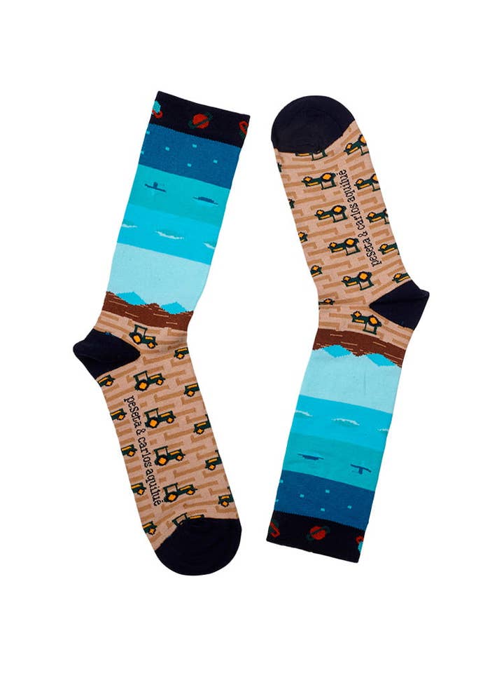 Carlos Aquilué multicolor socks for wholesale by peSeta