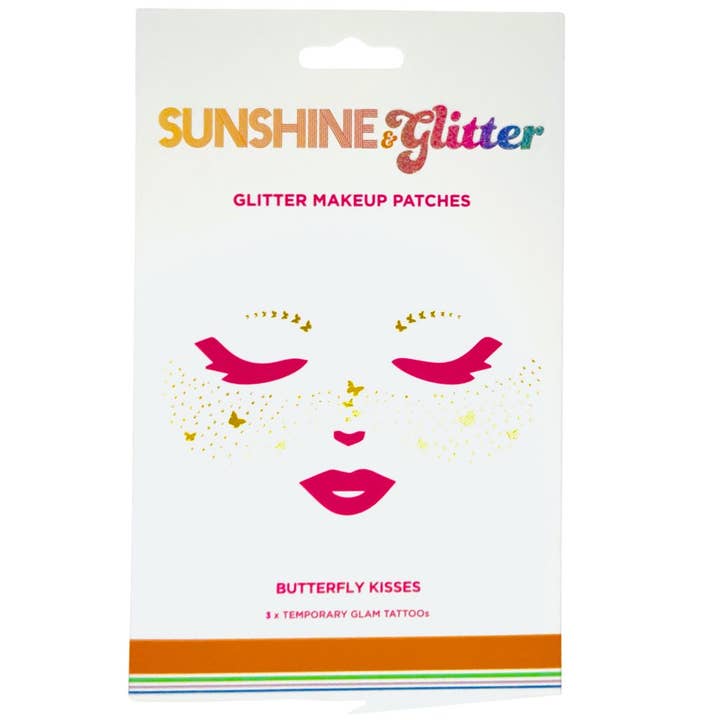 Sunshine & Glitter - Vente Paillettes pour le corps - Tatouages temporaires glam