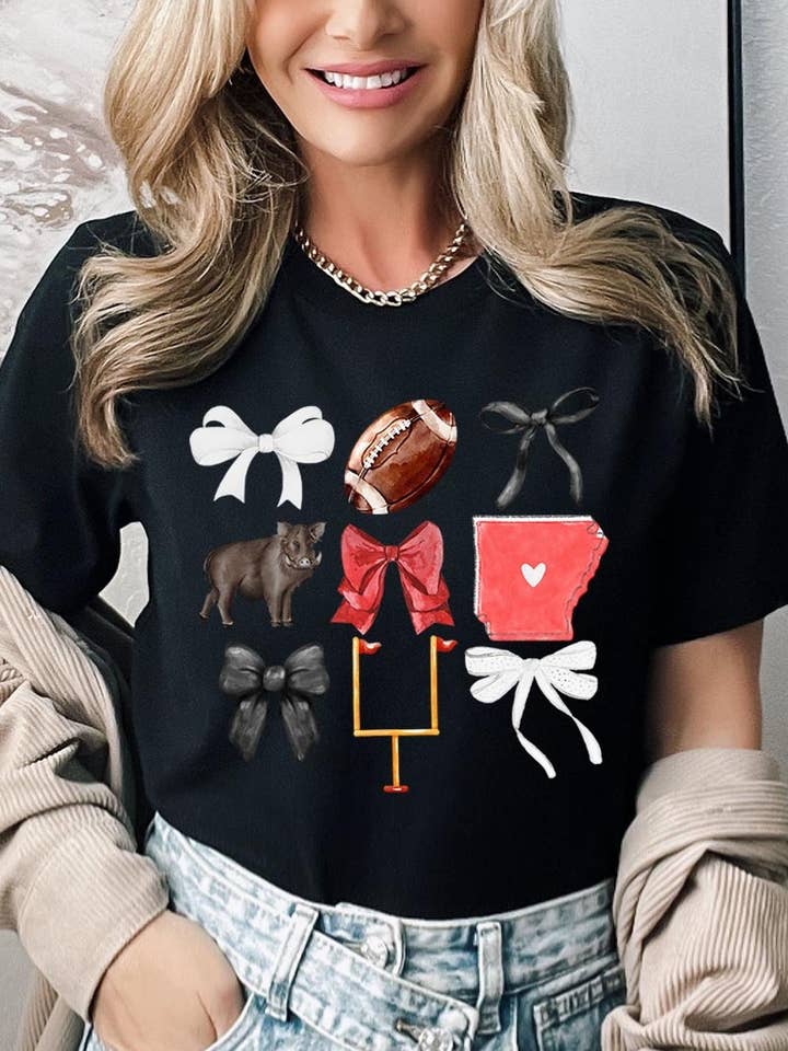 Camiseta Gráfica de Fútbol de Arkansas para venta al por mayor de COLORBEAR