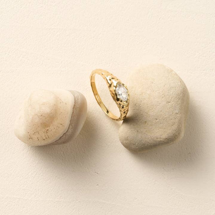 Maria Mini Ring | Gouden sieraden cadeau waterdicht voor wholesale door Agapée Jewelry (We cover US, UK, Switzerland Import Duties)