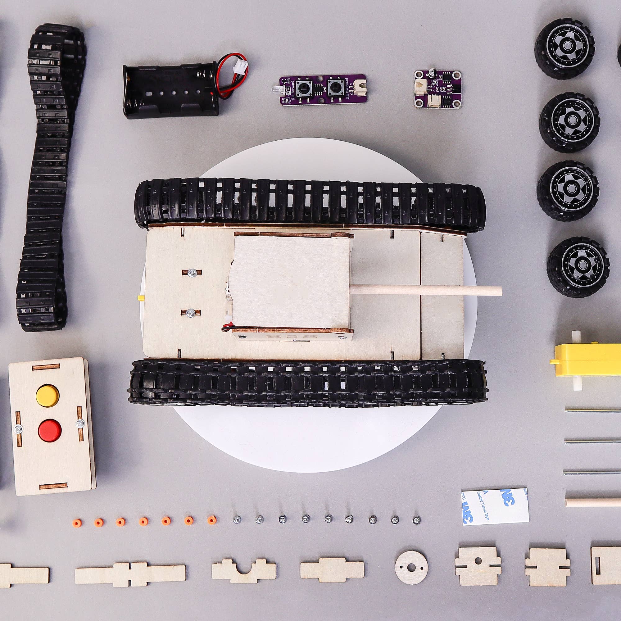 Kitsville - Wholesale DIY Craft Kit - Kids - Remote Controlled Tank DIY Kit, STEM Toy, Craft Kit for Kids5