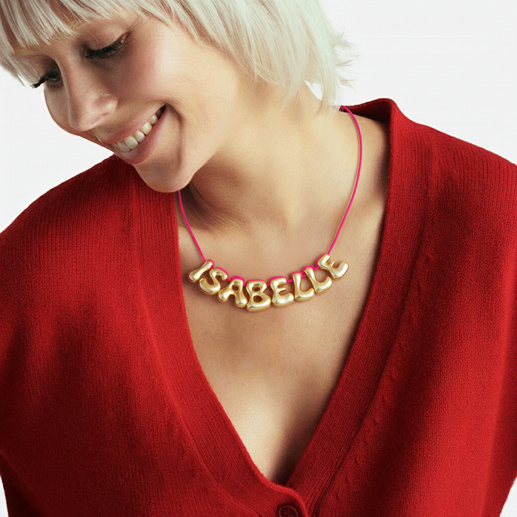 La Mome Bijou - Wholesale Pendant/Charm Necklace - 8 LETTER NECKLACE24