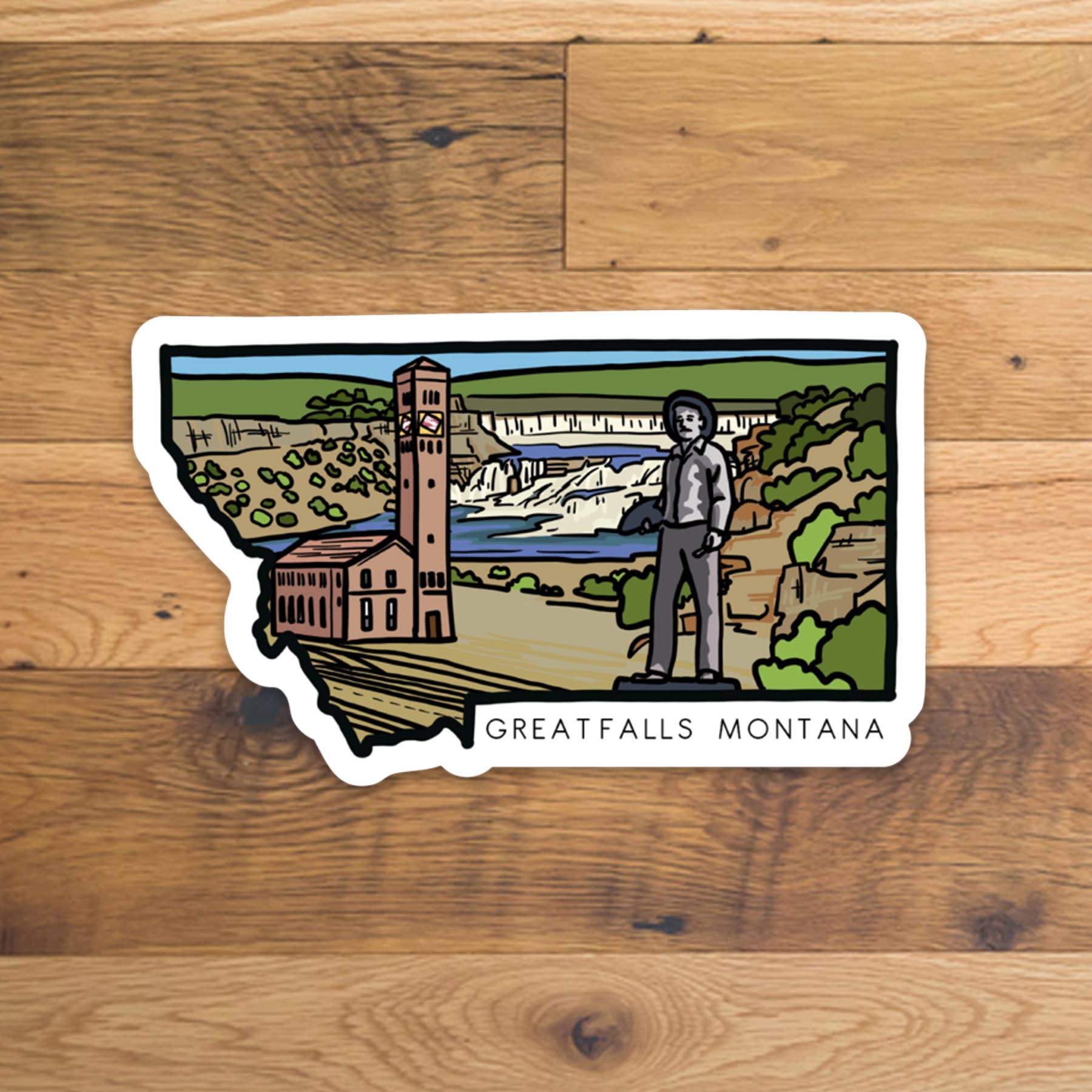 Corvidae drawings & designs - Wholesale Sticker - Great Falls, Montana Sticker1