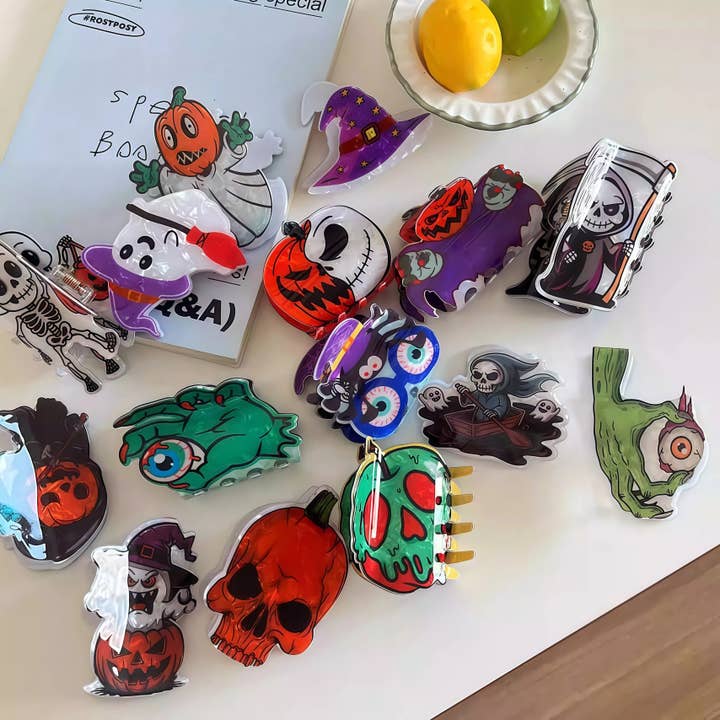 Otterware - Wholesale Hair Clip - Women's - Halloween Haunted Hair Clips | Oversized Costume Claws9
