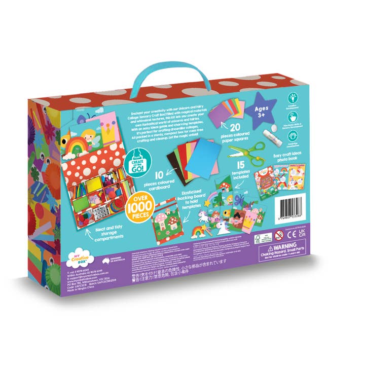 My Creative Box β wholesale DIY craft kit β Child β Unicorn and Fairy Collage Sensory Craft Box1