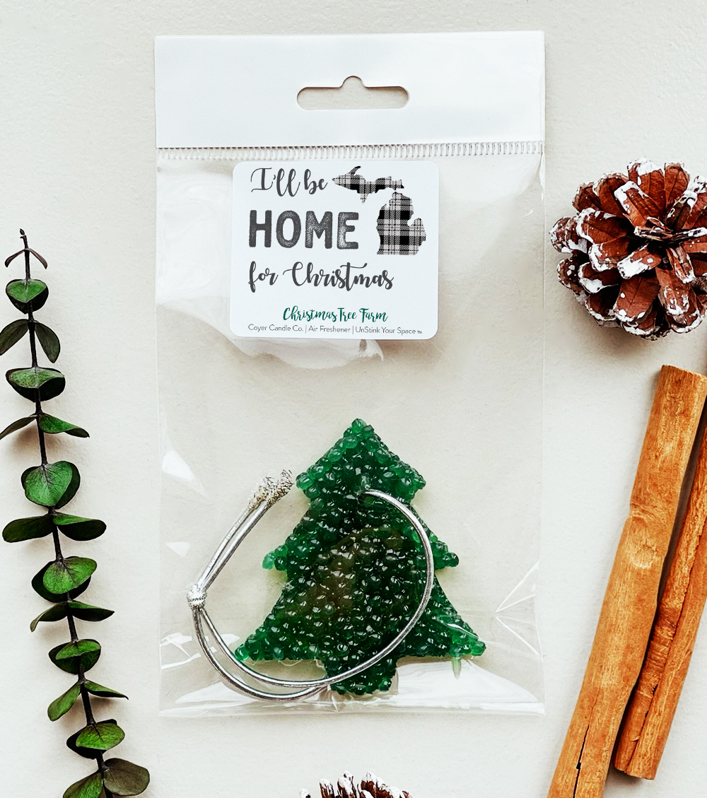 Coyer Candle Co. – wholesale Air freshener – Air Fresheners - I'll be home for Christmas "Your State"5