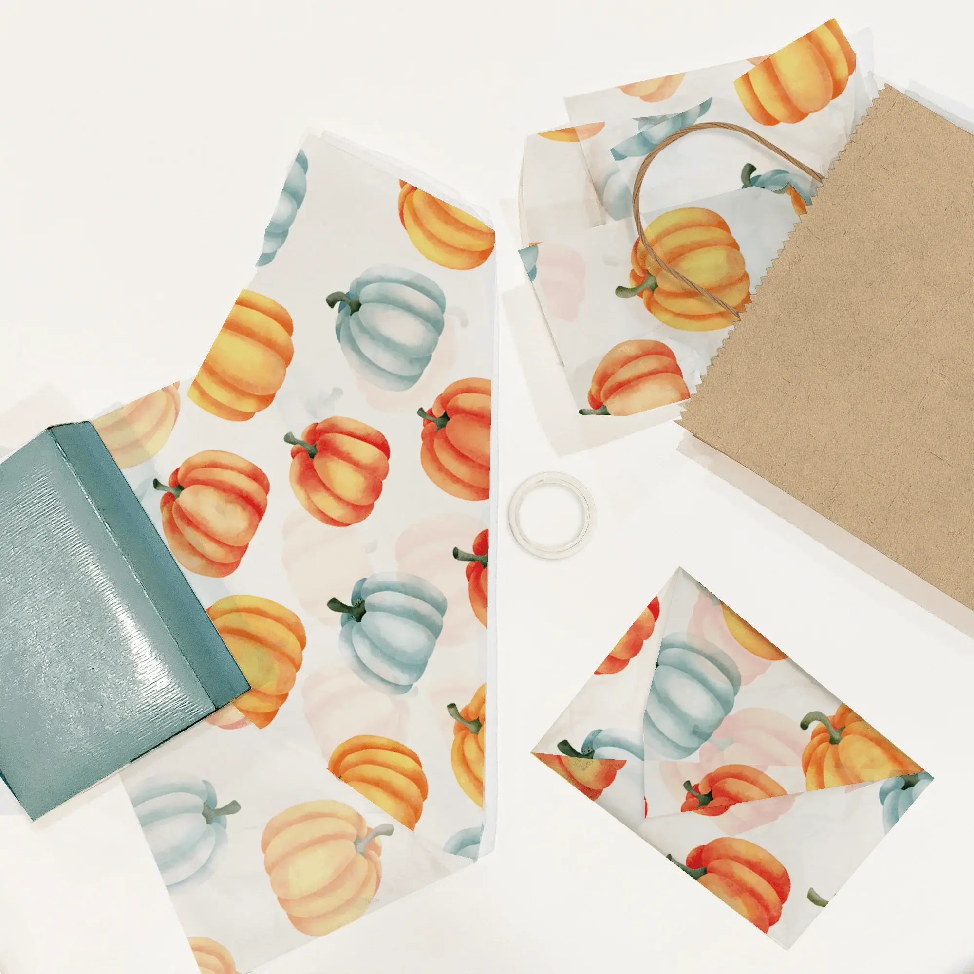 Eleven Fashion - Wholesale Tissue Paper - Pumpkin Designer Printed Tissue Paper for Gift Bags4