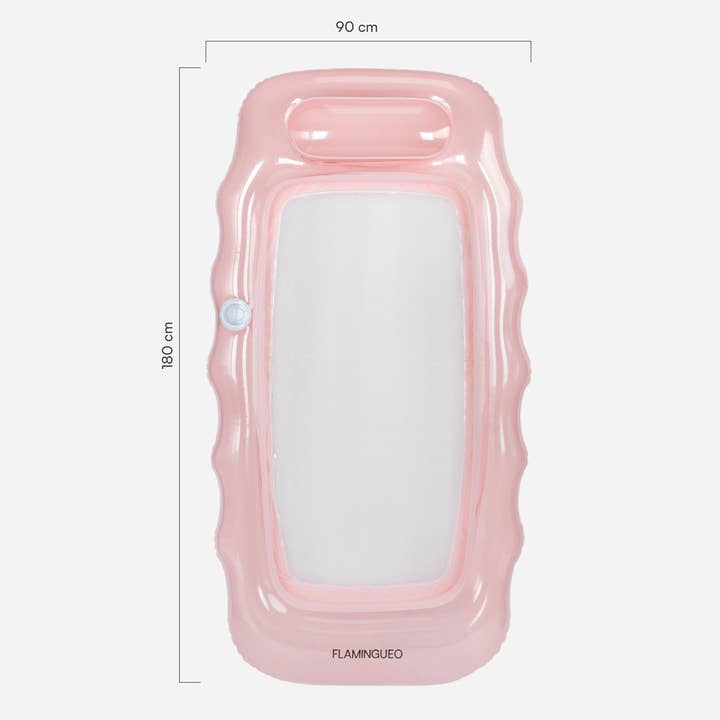 Flamingueo – wholesale Beach accessories – Wavy pink grid float2