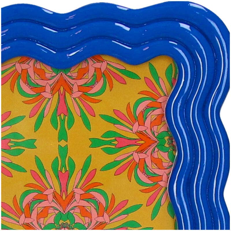 Trendhero.nl/b2b - Wholesale Picture Frame - Curved Photo Frame Polyresin - Blue3