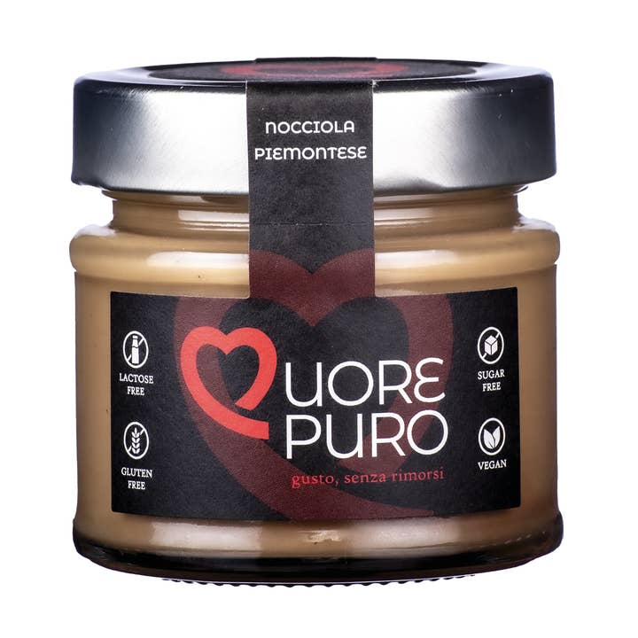 QuorePuro PIEMONTESE NOCCIOLA GLUTEN-FREE SPREADABLE CREAM for wholesale by Vincit Management Srl