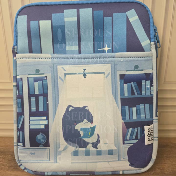 SeriousOperationStudio - Wholesale Book Holder - Cozy Nook Series Book+Tech Sleeve w/ Zipper & Front Pocket5