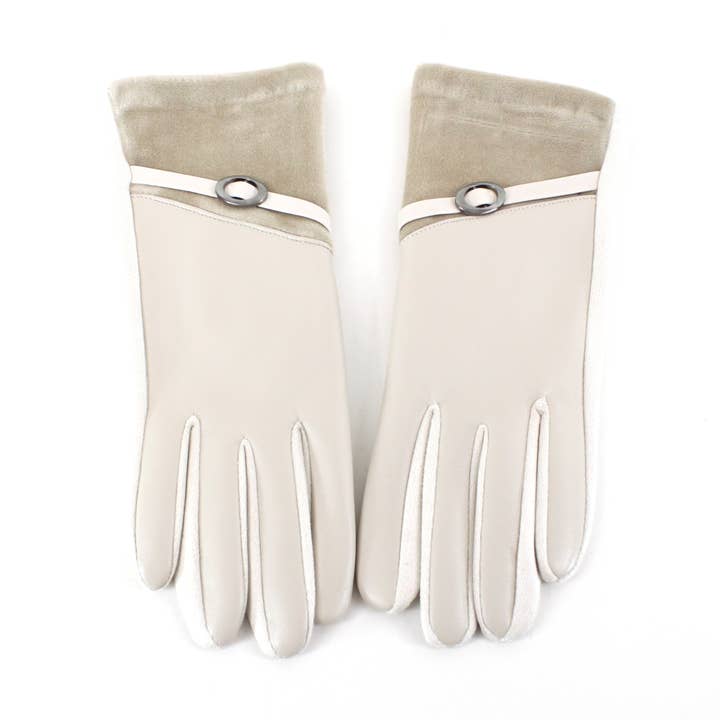 Pretty Persuasions - Wholesale Gloves - Women's - A25010 Velvet Trim Faux Leather Gloves 0