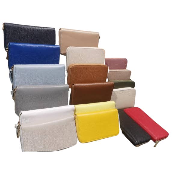 JIJOU CAPRI – wholesale Plånbok - Dam – Stor plånbok i italienskt läder med dragkedja JIJOU CAPRI